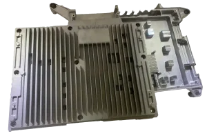 Placa base disipadora de calor de fundición de aluminio con superficies de montaje mecanizadas