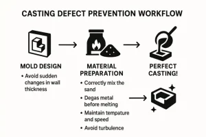 Casting Defect Prevention Flowchart