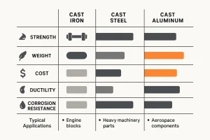 Casting Materials Comparison