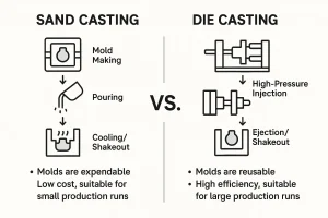 Sand VS Die Casting