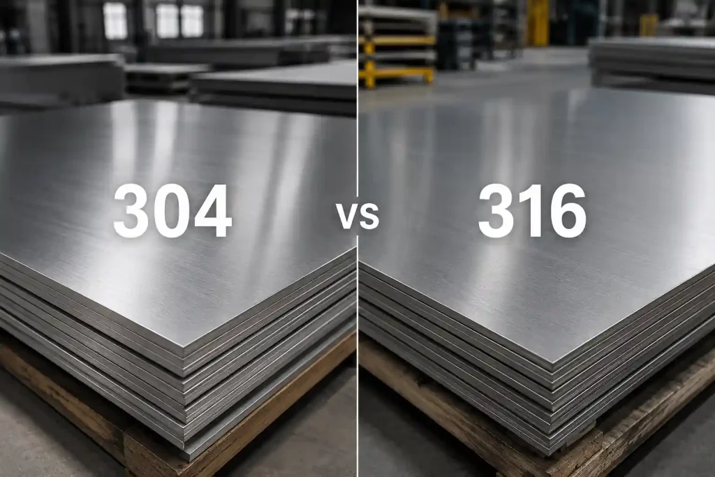 304 vs 316 stainless steel sheet comparison