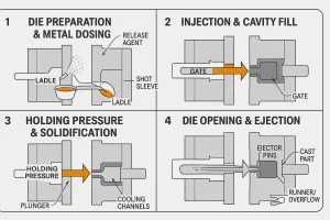 Die Casting Process Steps Compressed