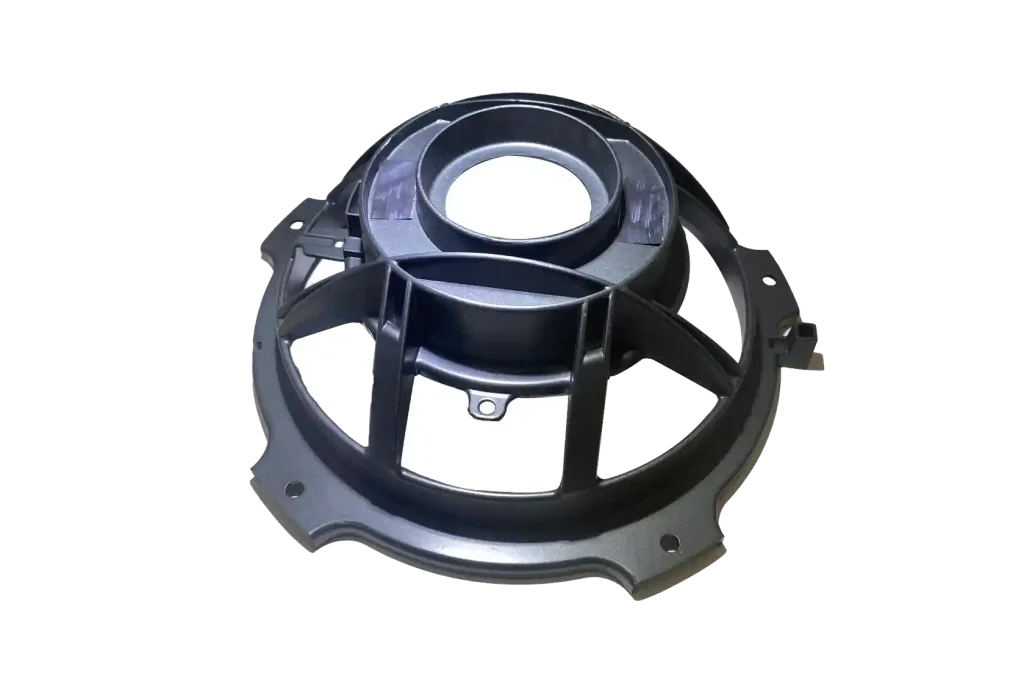 Lagerträgergehäuse für Baumaschinen mit rundem Rahmen und verstärkter Rippenstruktur