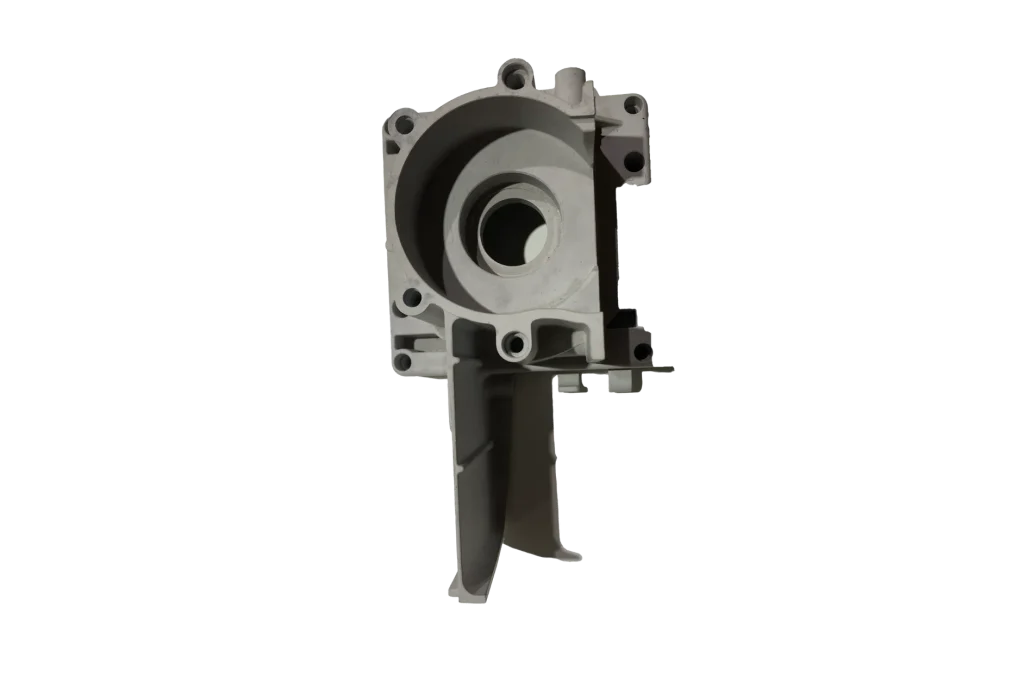 Corpo da bomba de baixa pressão fundido sob pressão com furo maquinado e estrutura de montagem