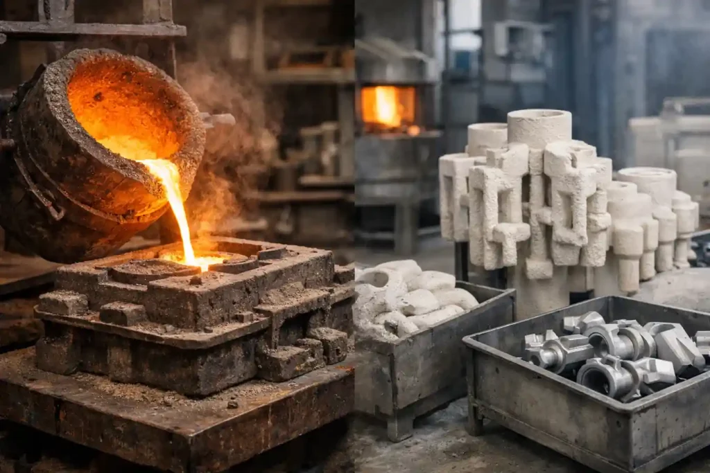 sand-casting-vs-investment-casting-process-comparison