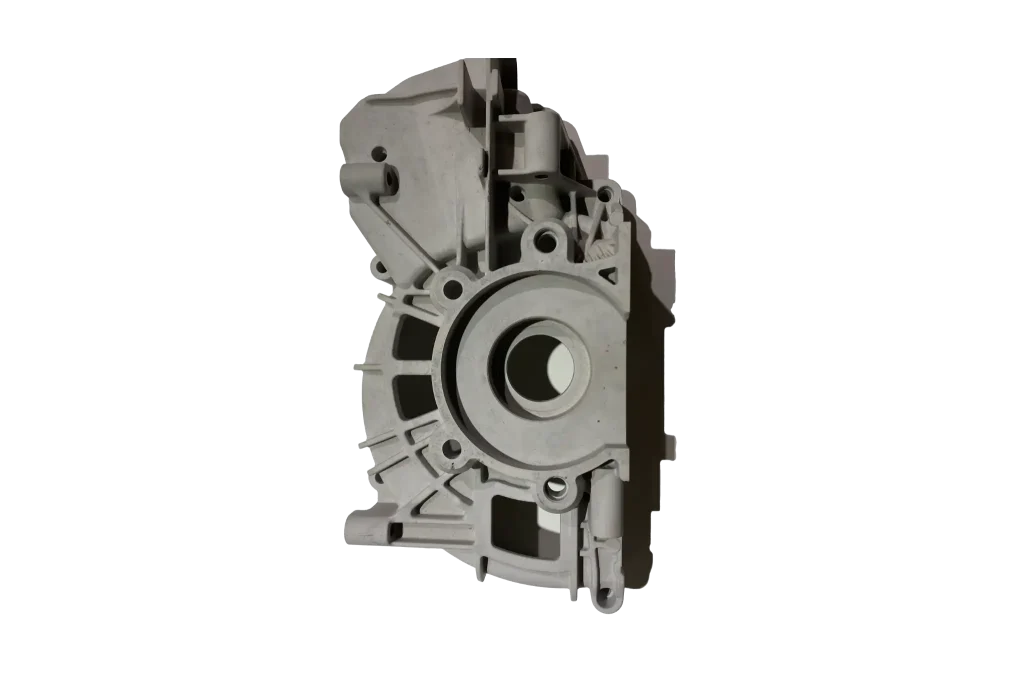 Low-pressure die casting thin-wall aluminum housing with machined features