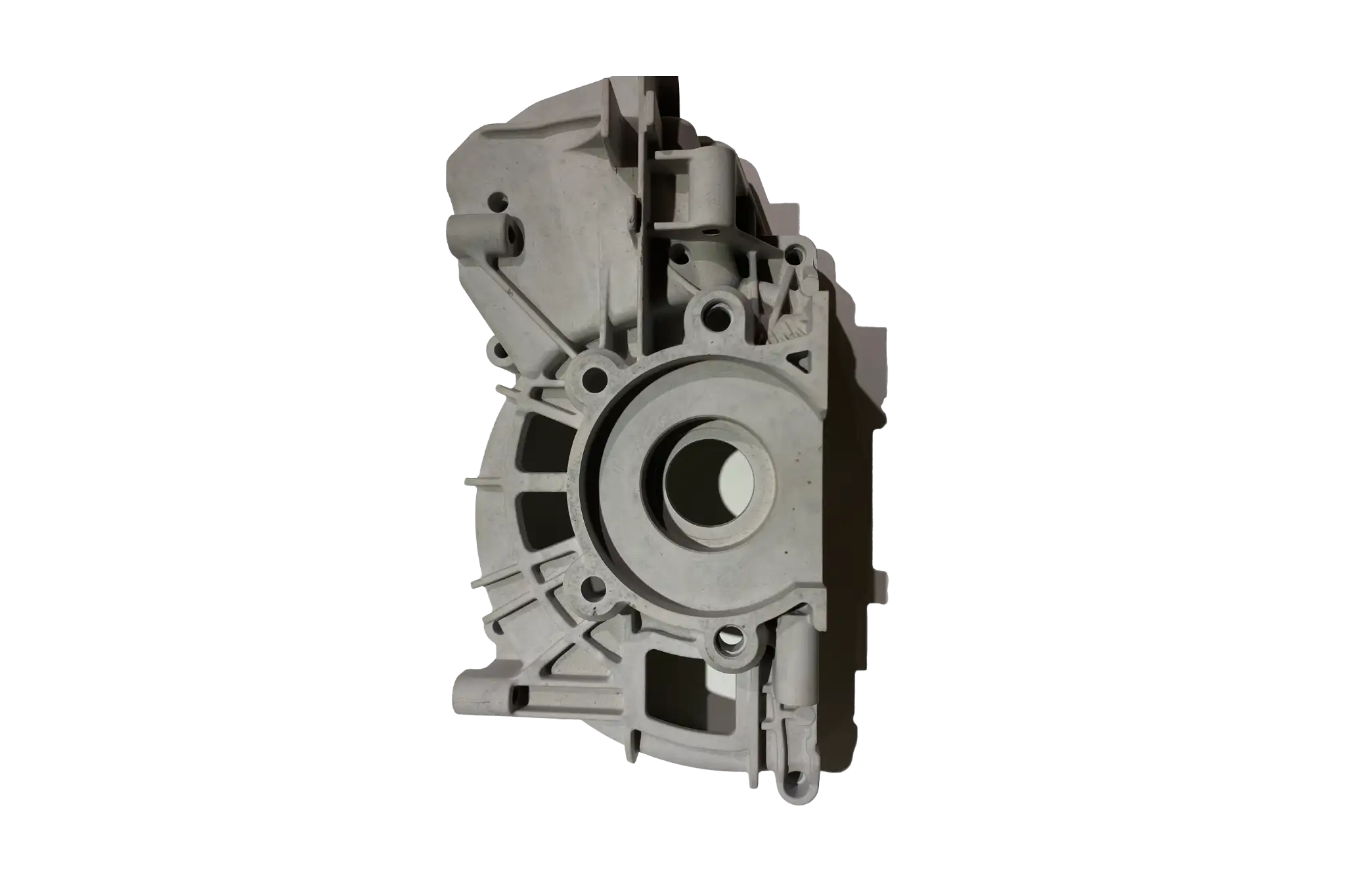 Low-pressure die casting thin-wall aluminum housing with machined features