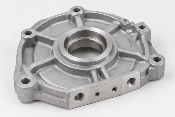 zl101a-aluminum-alloy-cast-end-cover 가공된 내경 및 장착 구멍이 있는 ZL101A 알루미늄 합금 주조 엔드 커버